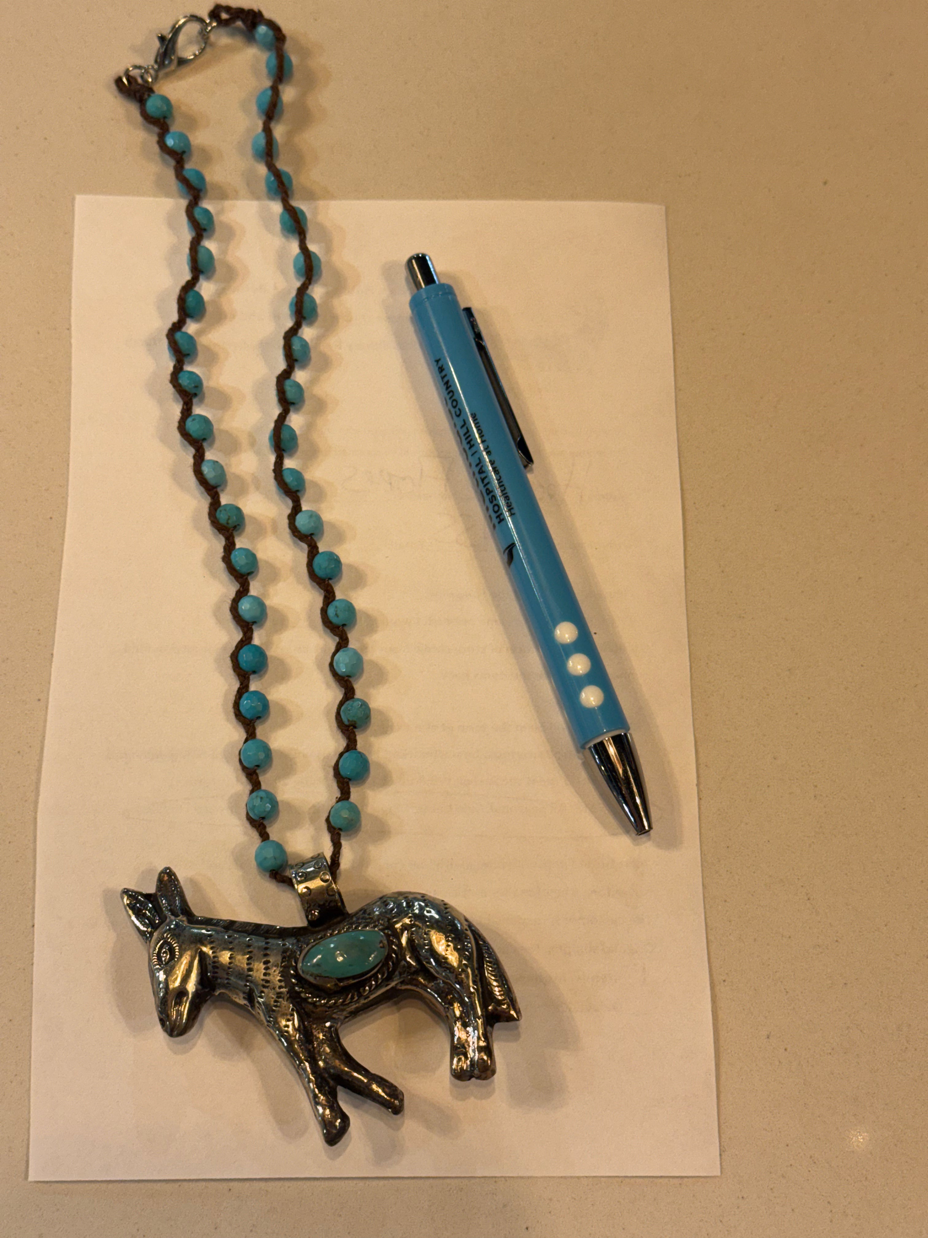 Santa Fe Donkey Necklace