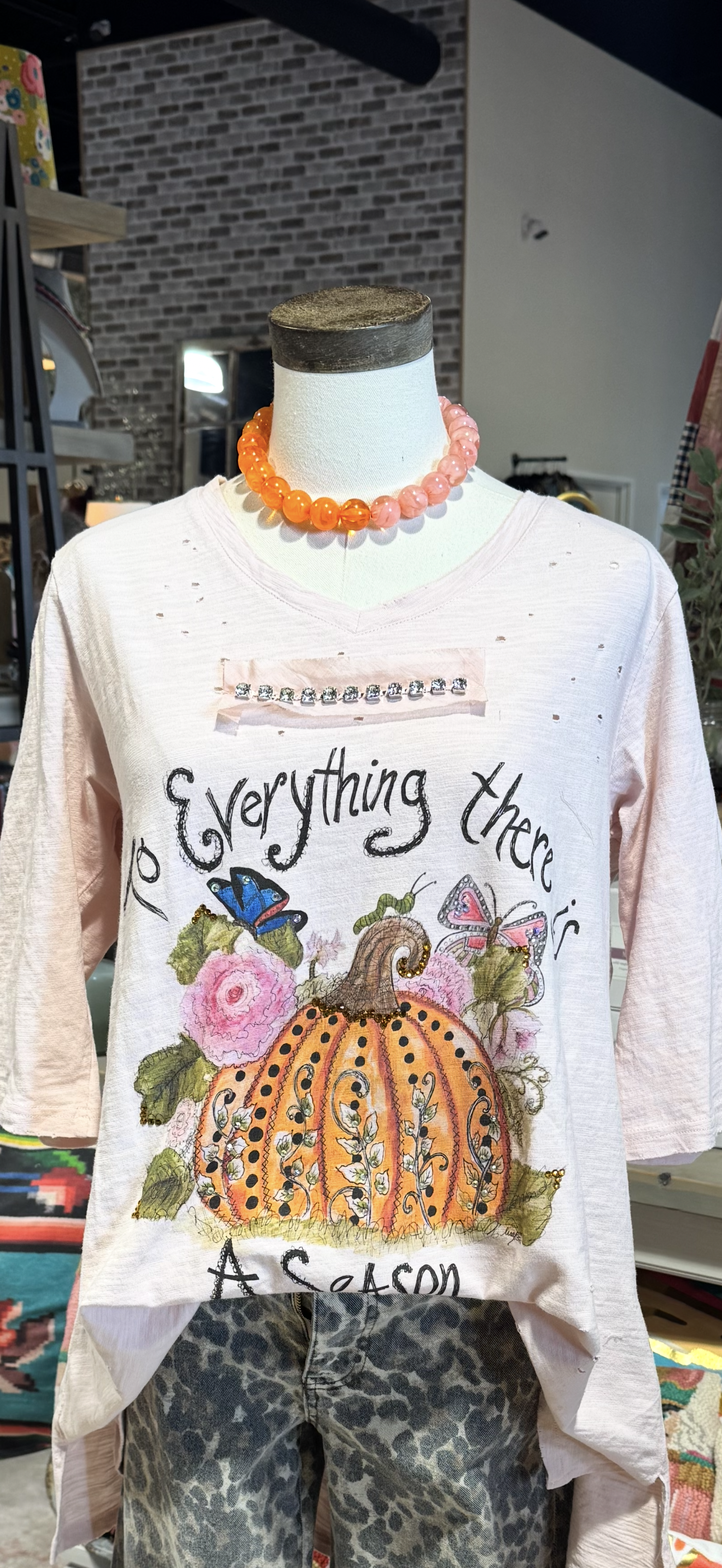 To Everything There Is A Season Tattered Tee