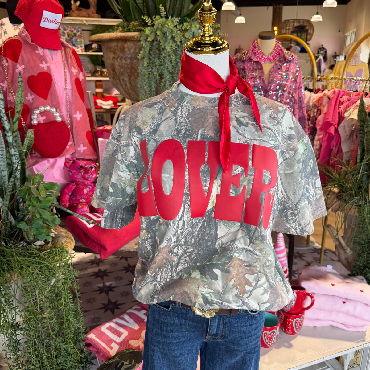 Camo Lover Tee — The Golden Antler Boutique