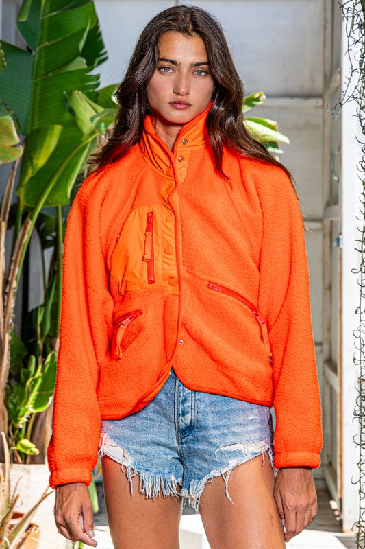 FP Neon Orange Fleece