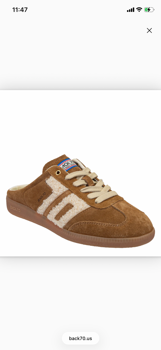 back 70 easter in tobacco backless sneakers FL White 40 Perfect for casual street style and sophisticated off Back 70 Easter FL Sneaker