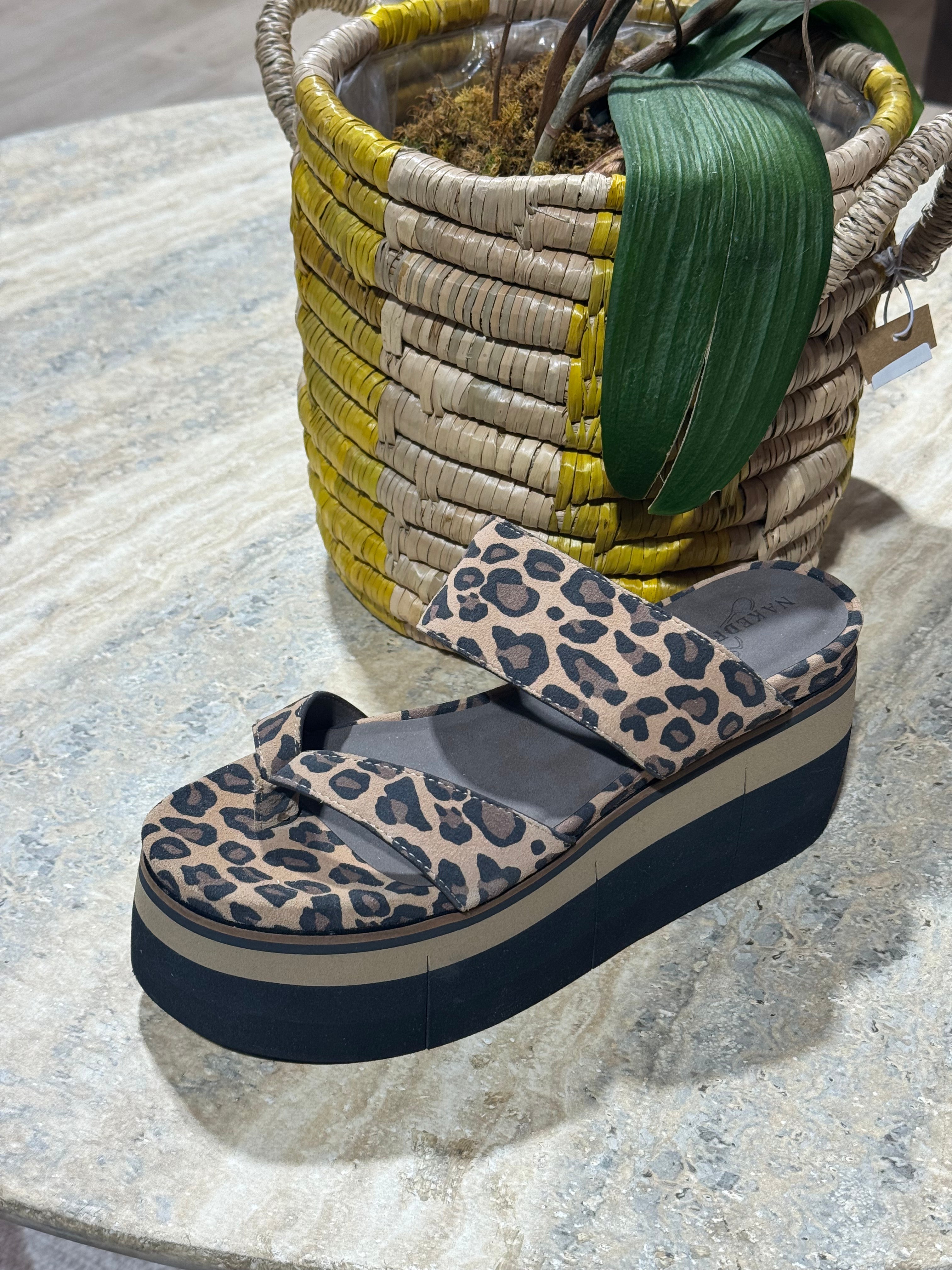 Leopard Print Sandal
