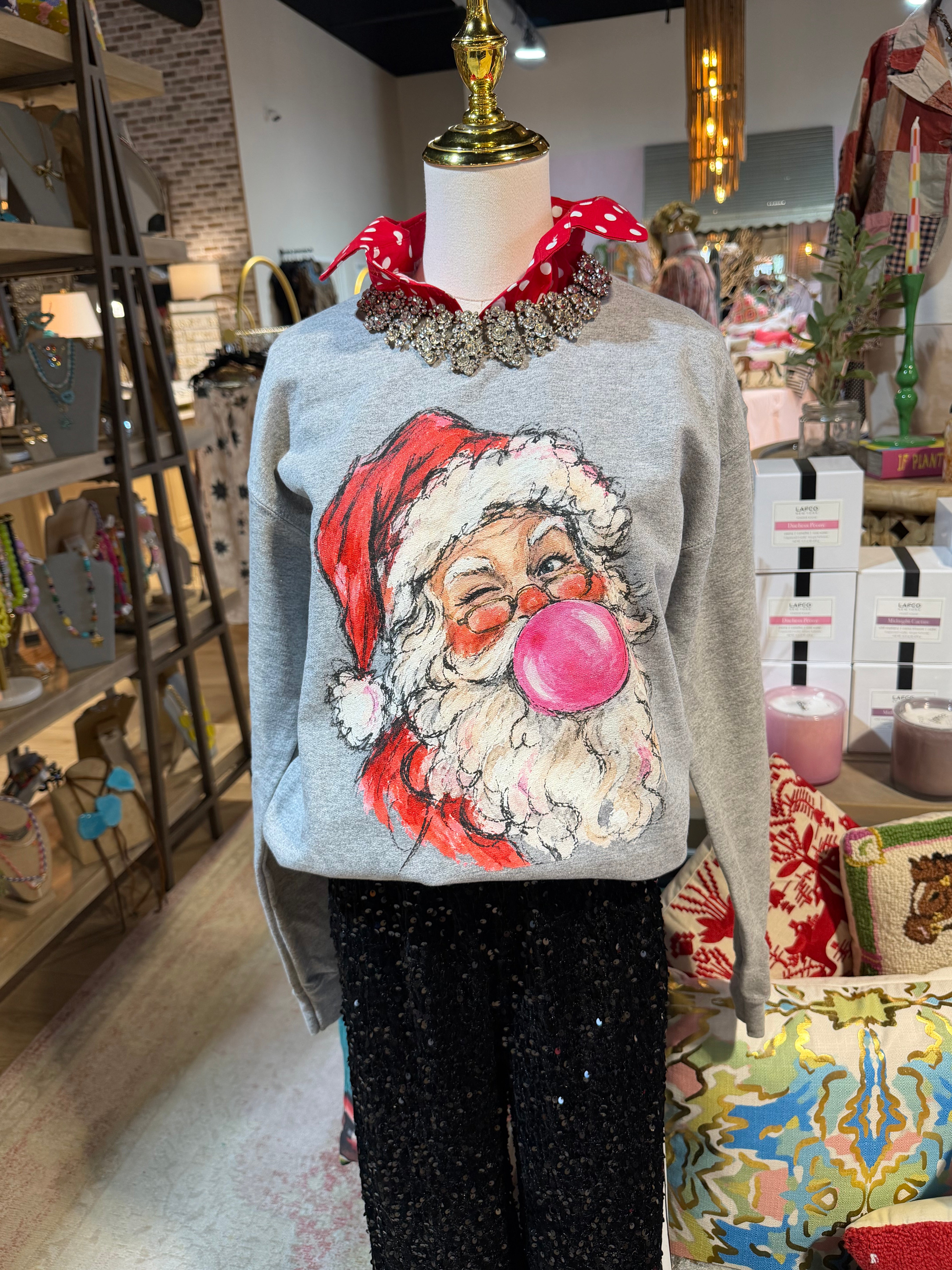 Big Bubble Santa Sweatshirt