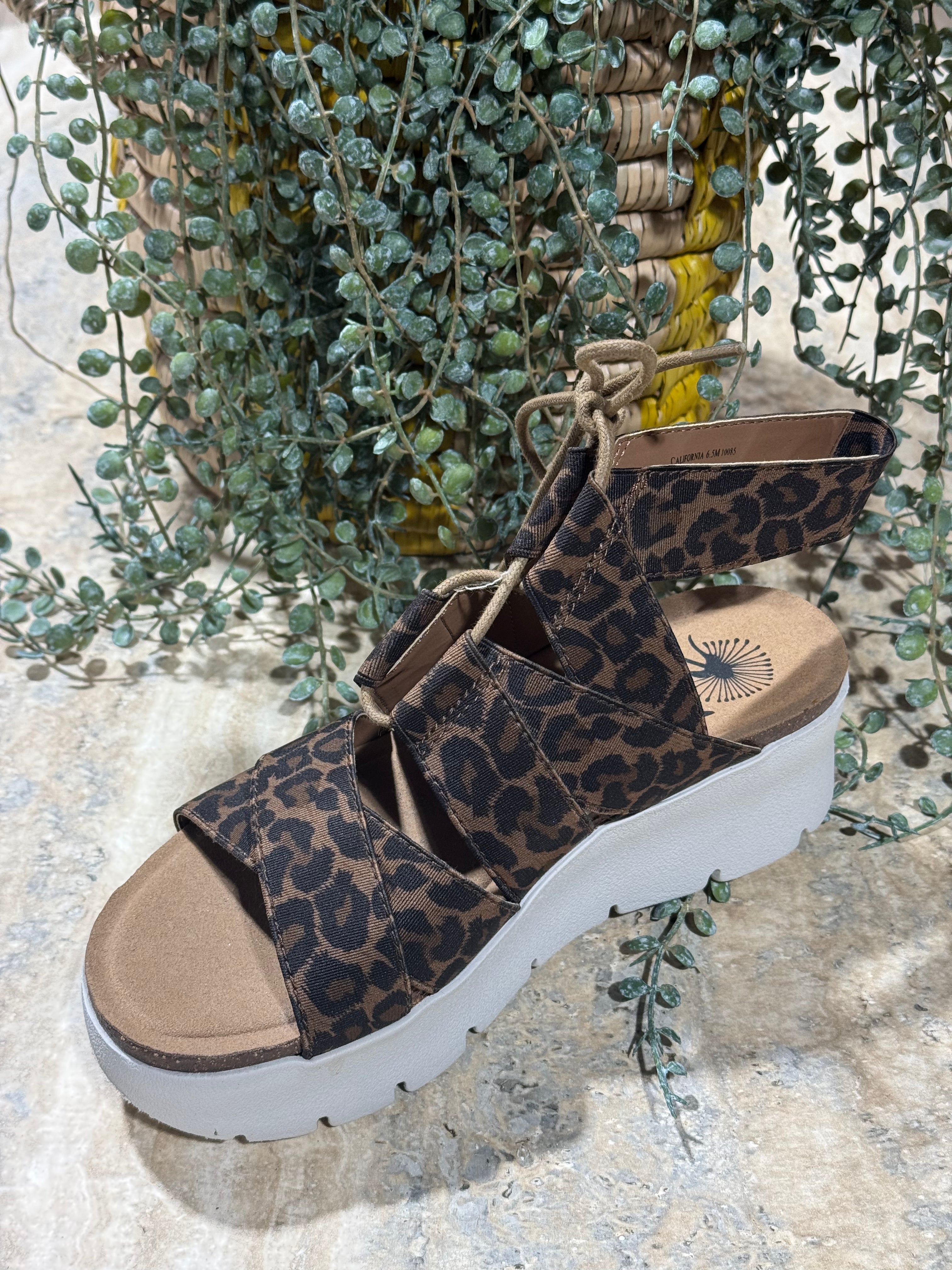 California Leopard Sandal