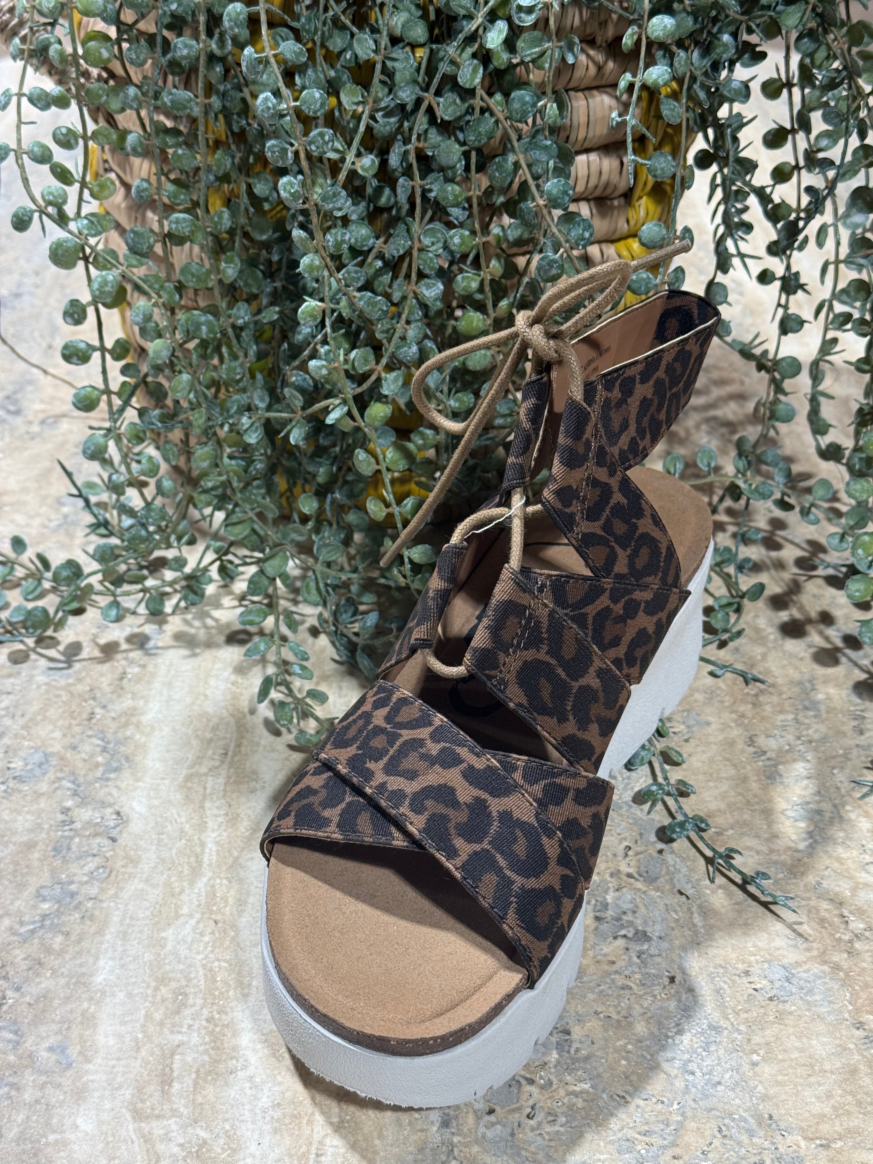 California Leopard Sandal