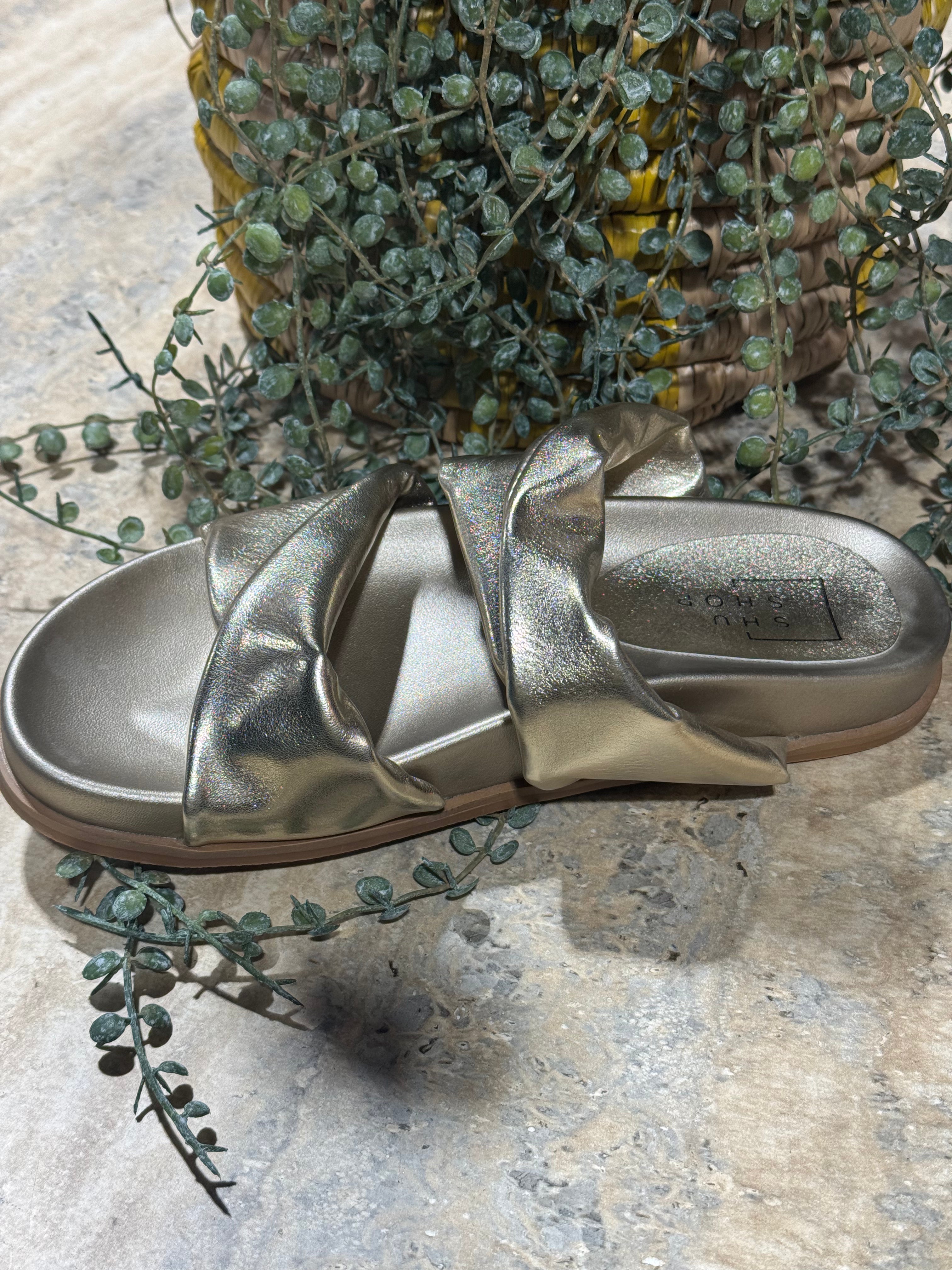 Cayena Sandals- Gold