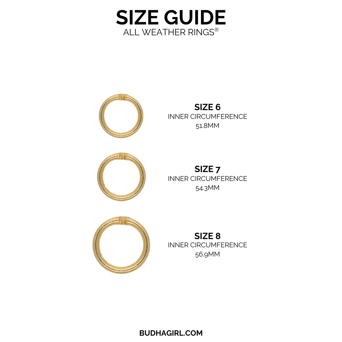 BudhaGirl Aura Rings ( gold or silver)