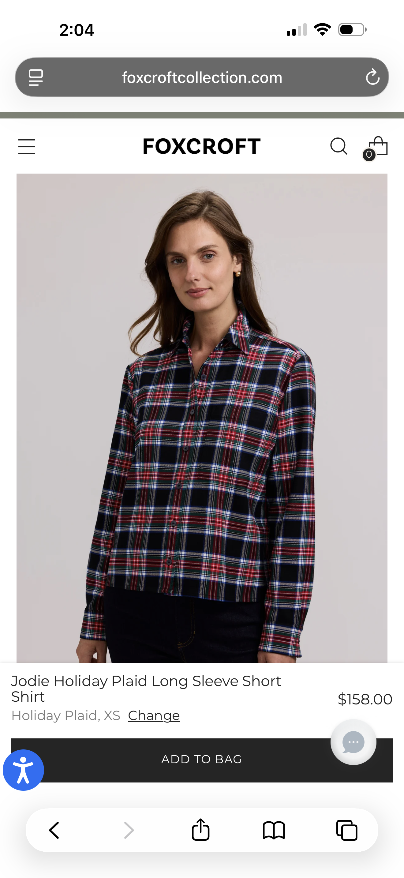 Jodie Plaid Shirt