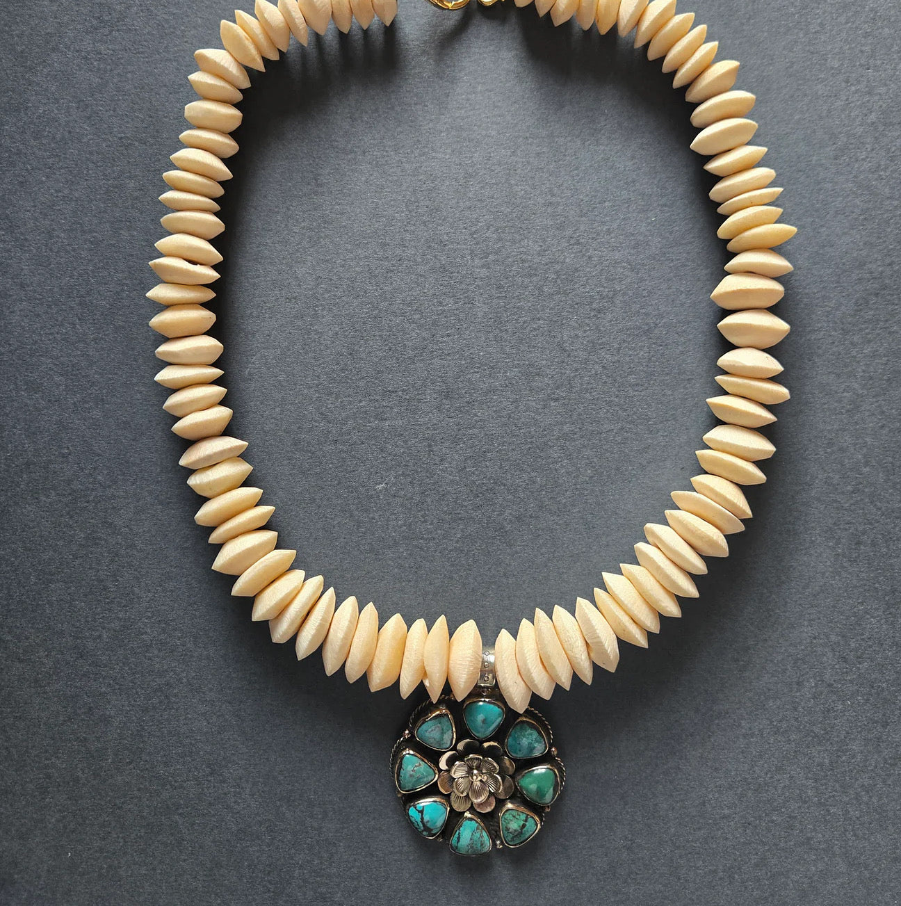 Tibetan Flower Necklace