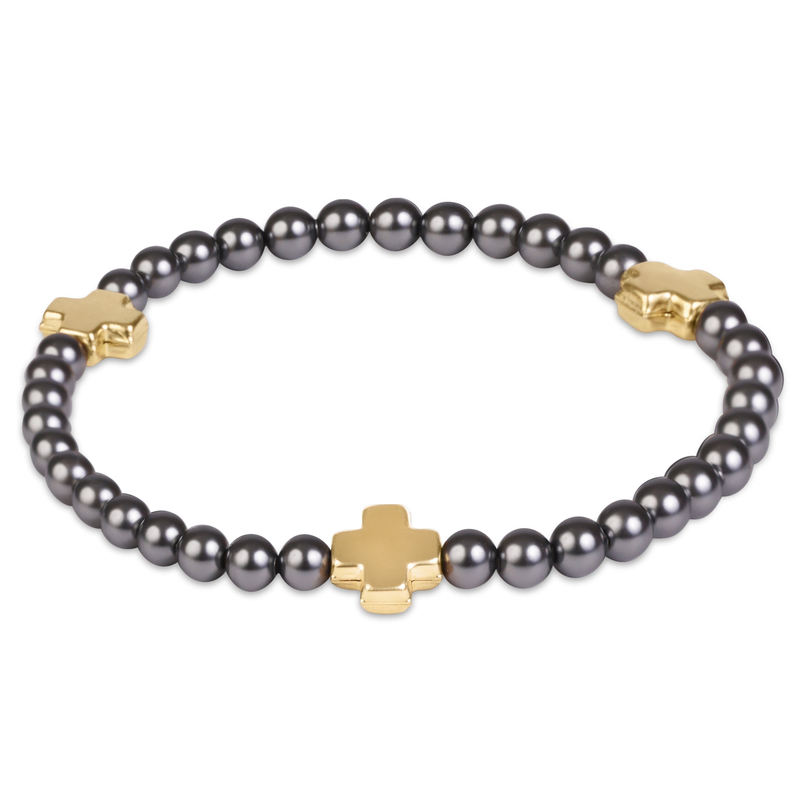 Signature 4mm Cross Bracelet