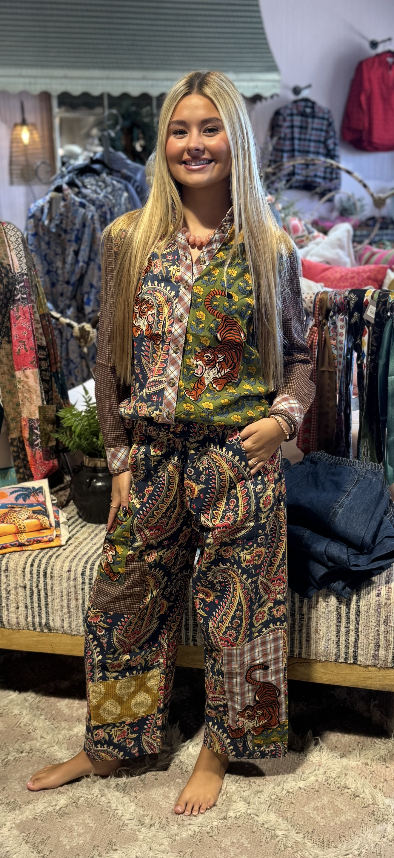 Tiger Patch Pant Set ( sold separately)