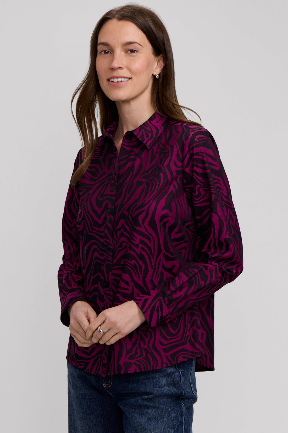 Hampton Jacquard Zebra Top (2 colors)