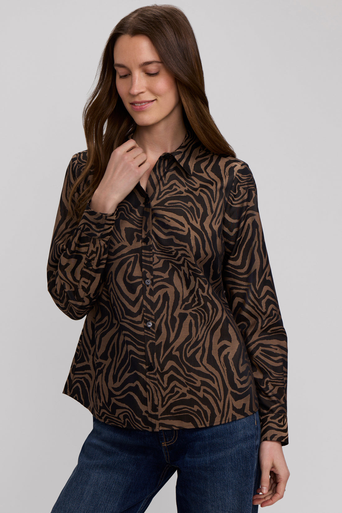 Hampton Jacquard Zebra Top (2 colors)