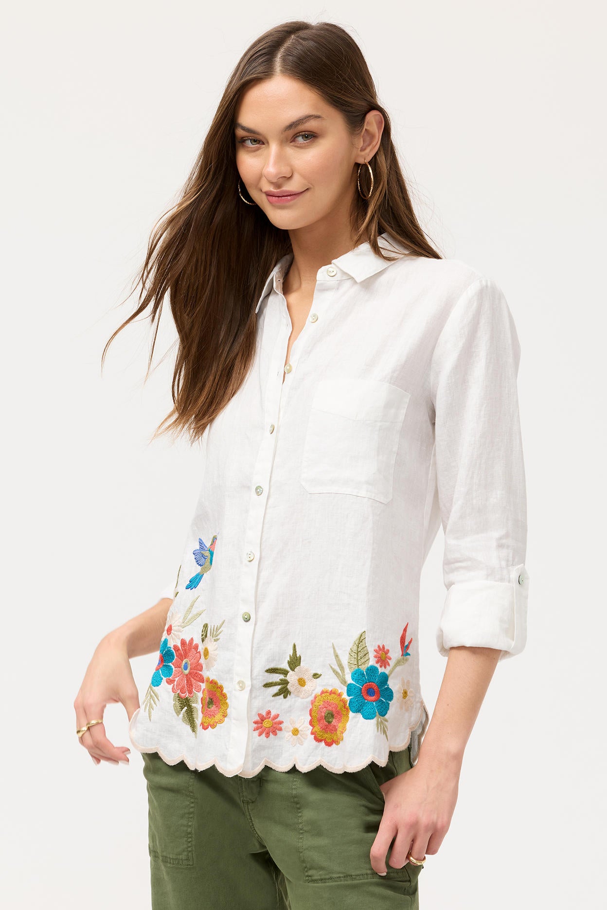 Francis Embroidery Top