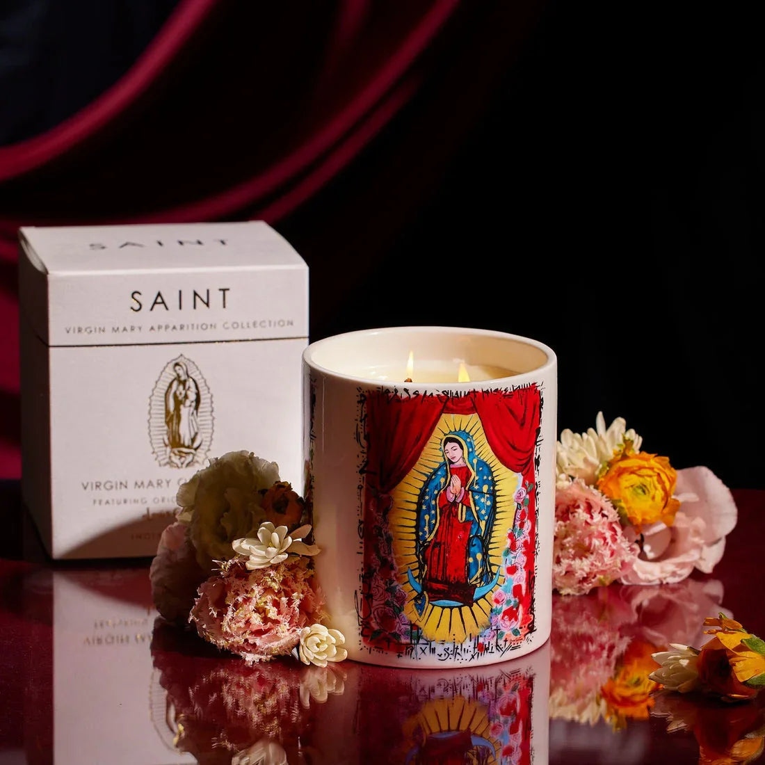 Virgin Mary of Guadalupe Candle