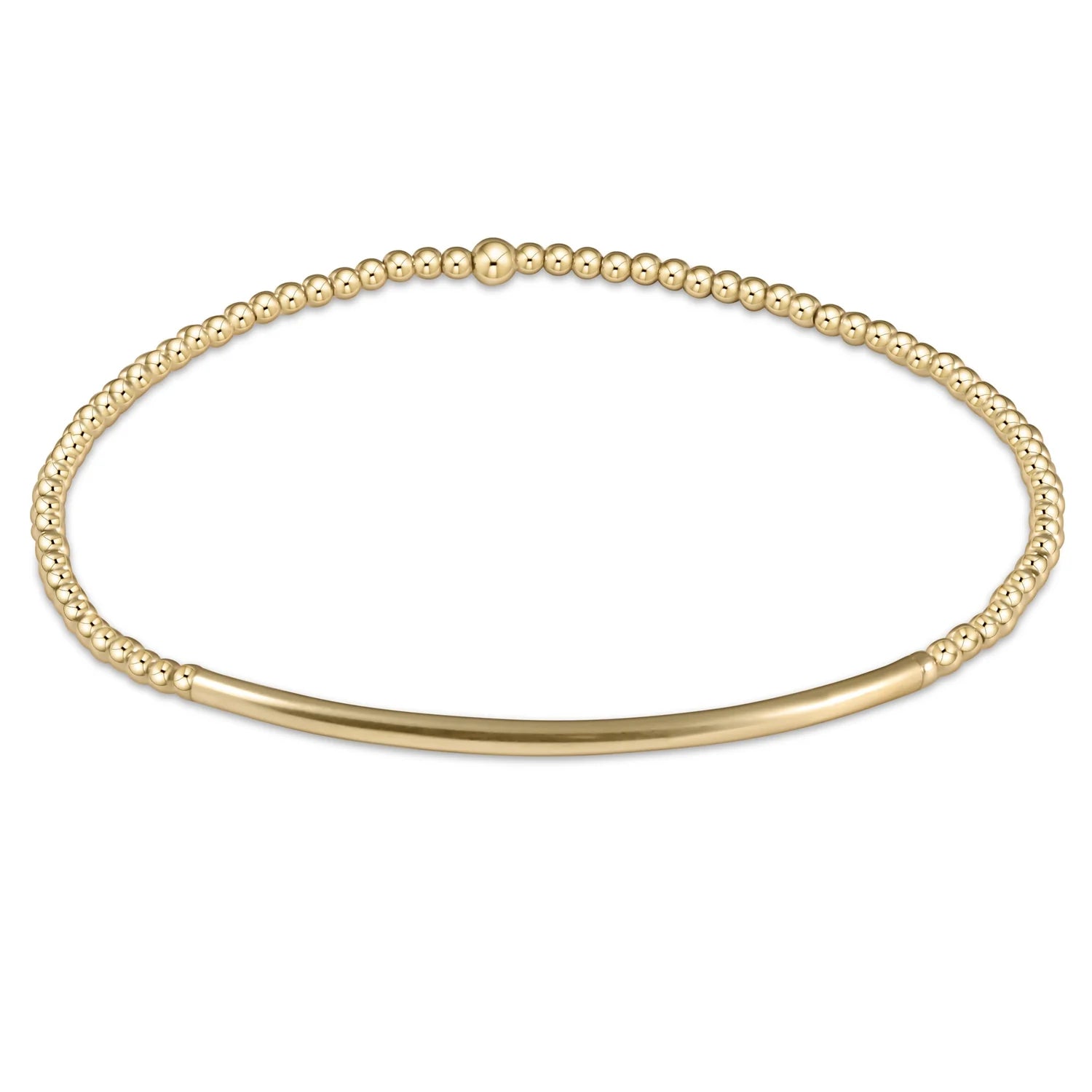 2mm Gold Bliss Bar Bracelet