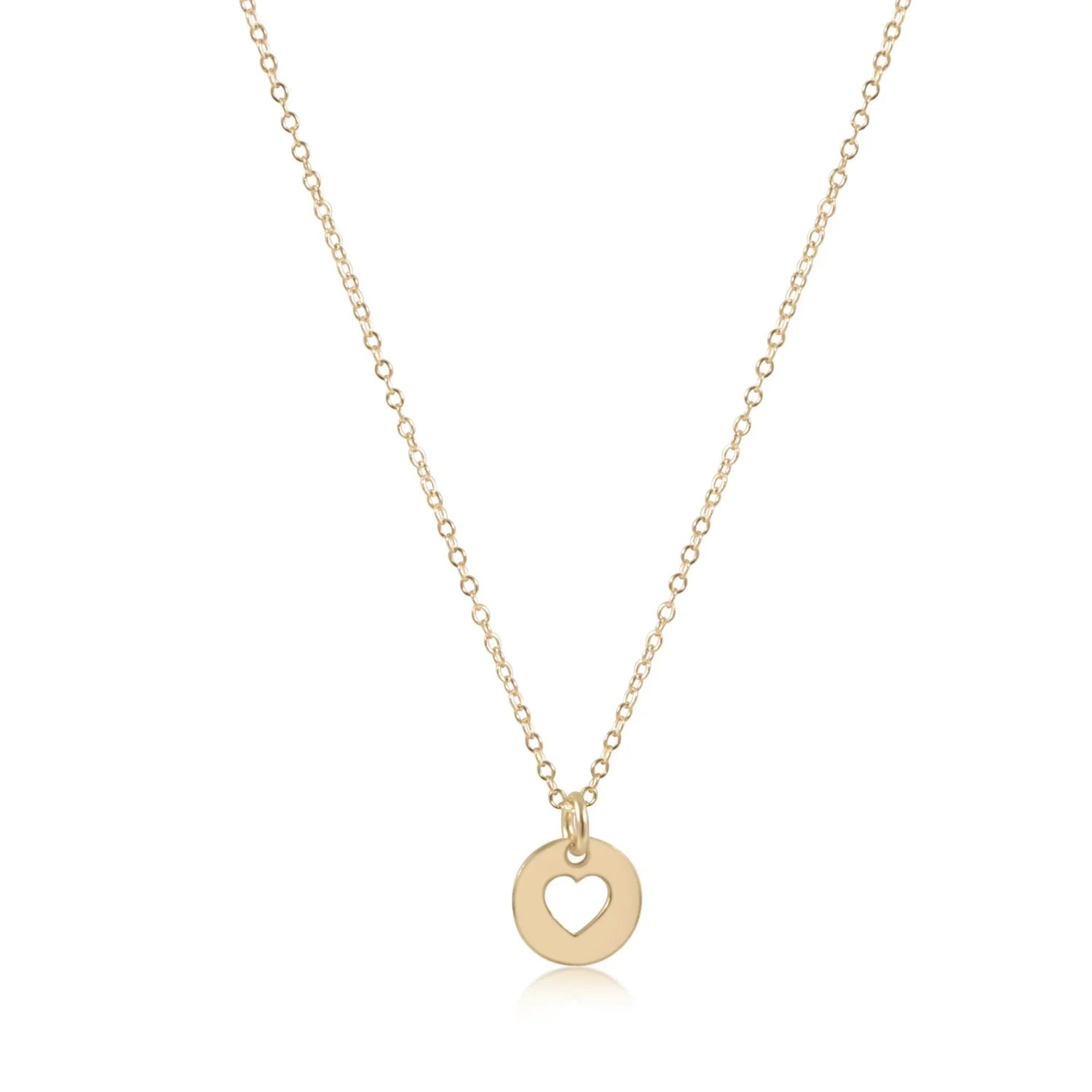 16" Love Disc Necklace