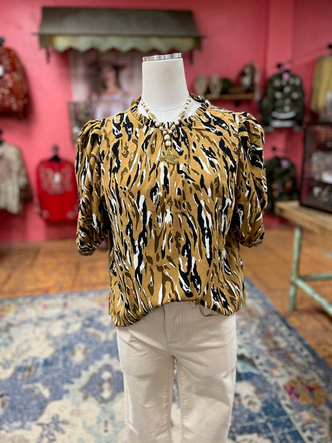 Libby tiger top