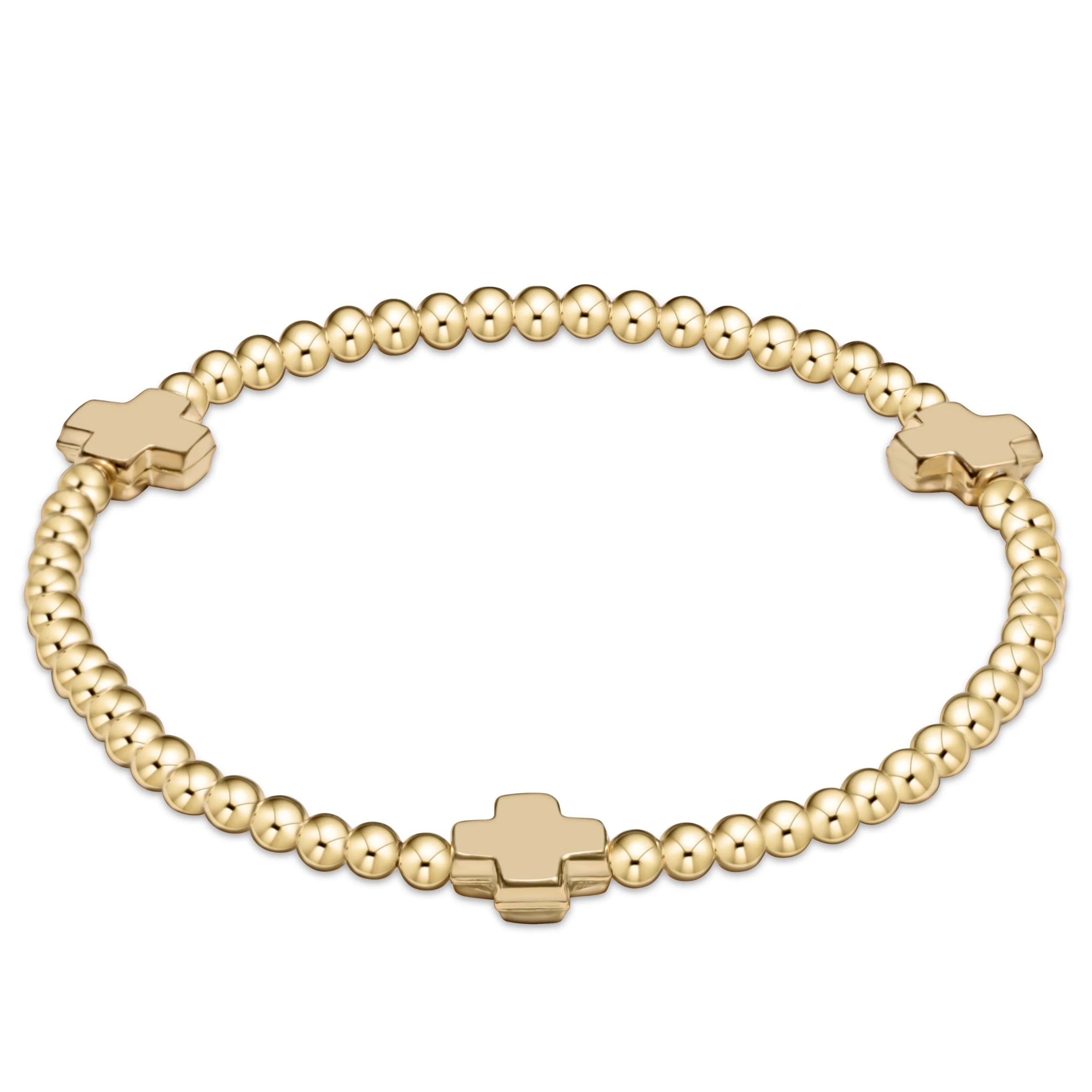 Signature Cross 3mm Bracelet