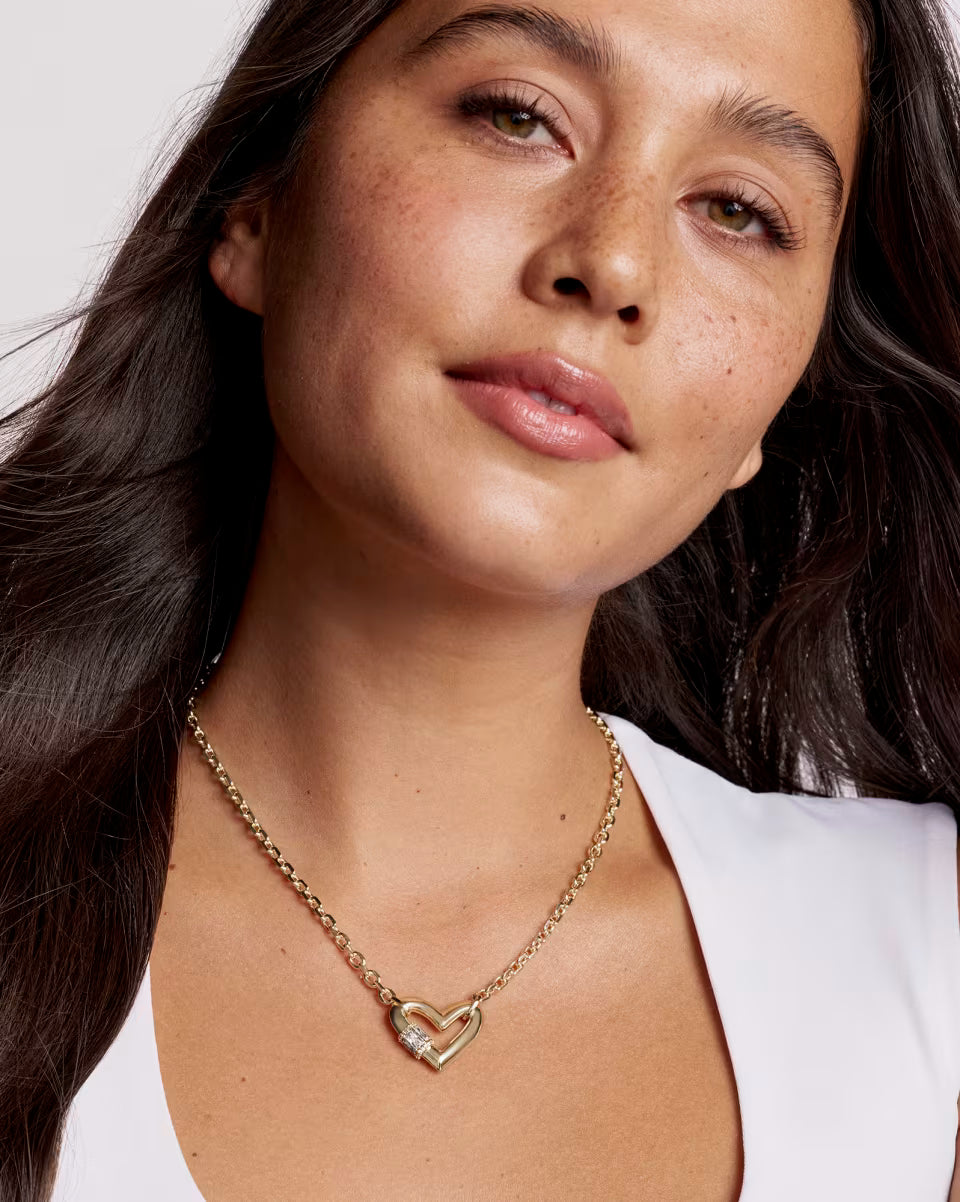 Emery Heart Pendant Necklace-Assorted