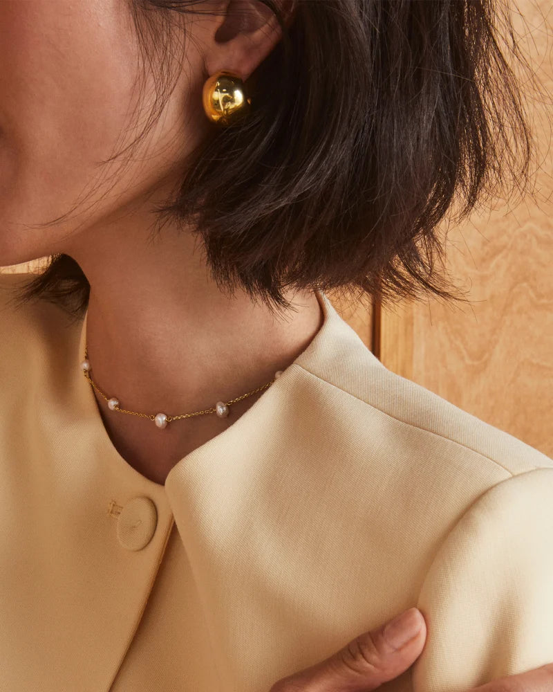 Kaitlin Gold Hoop Earring