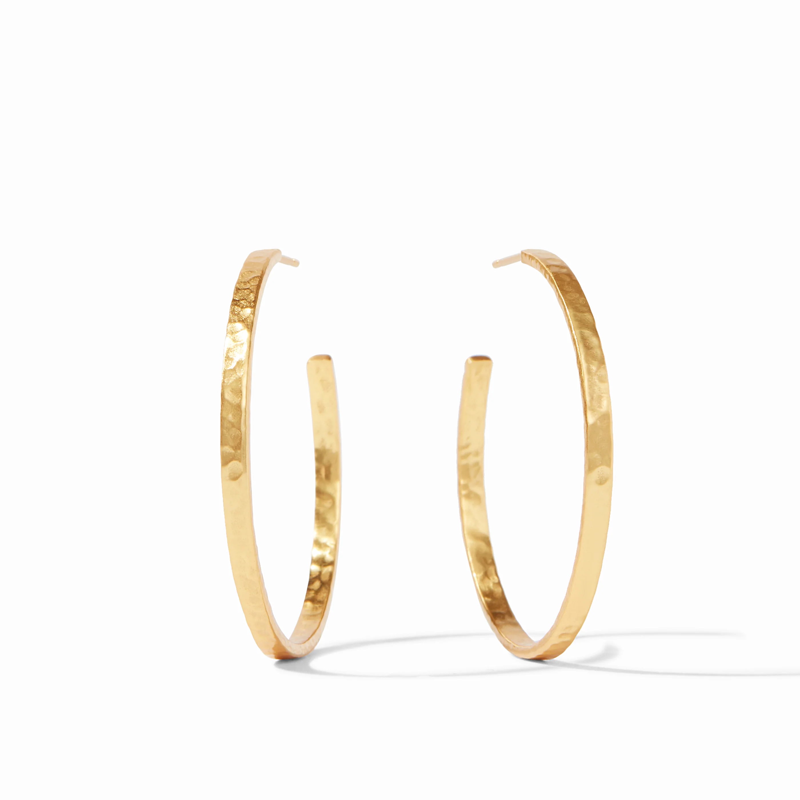 Crescent Gold Hoops-Assorted