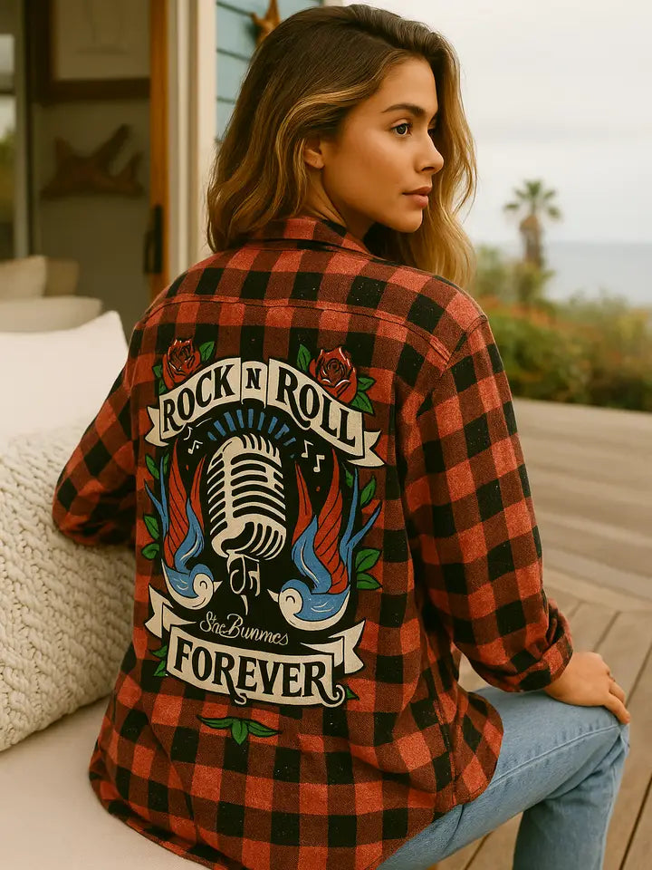 Rock N Roll Plaid Shirt