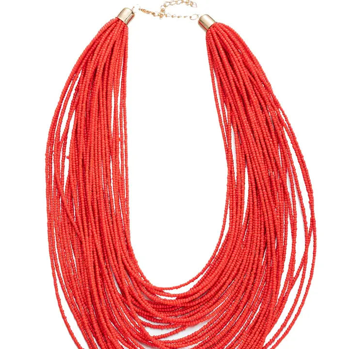 Seed Bead Necklace-Assorted