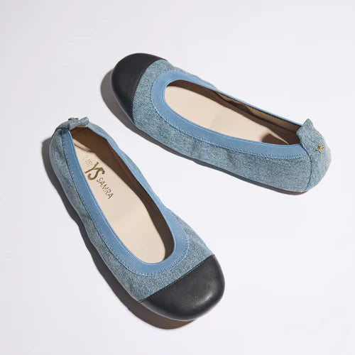 Samantha Denim Ballet Flats