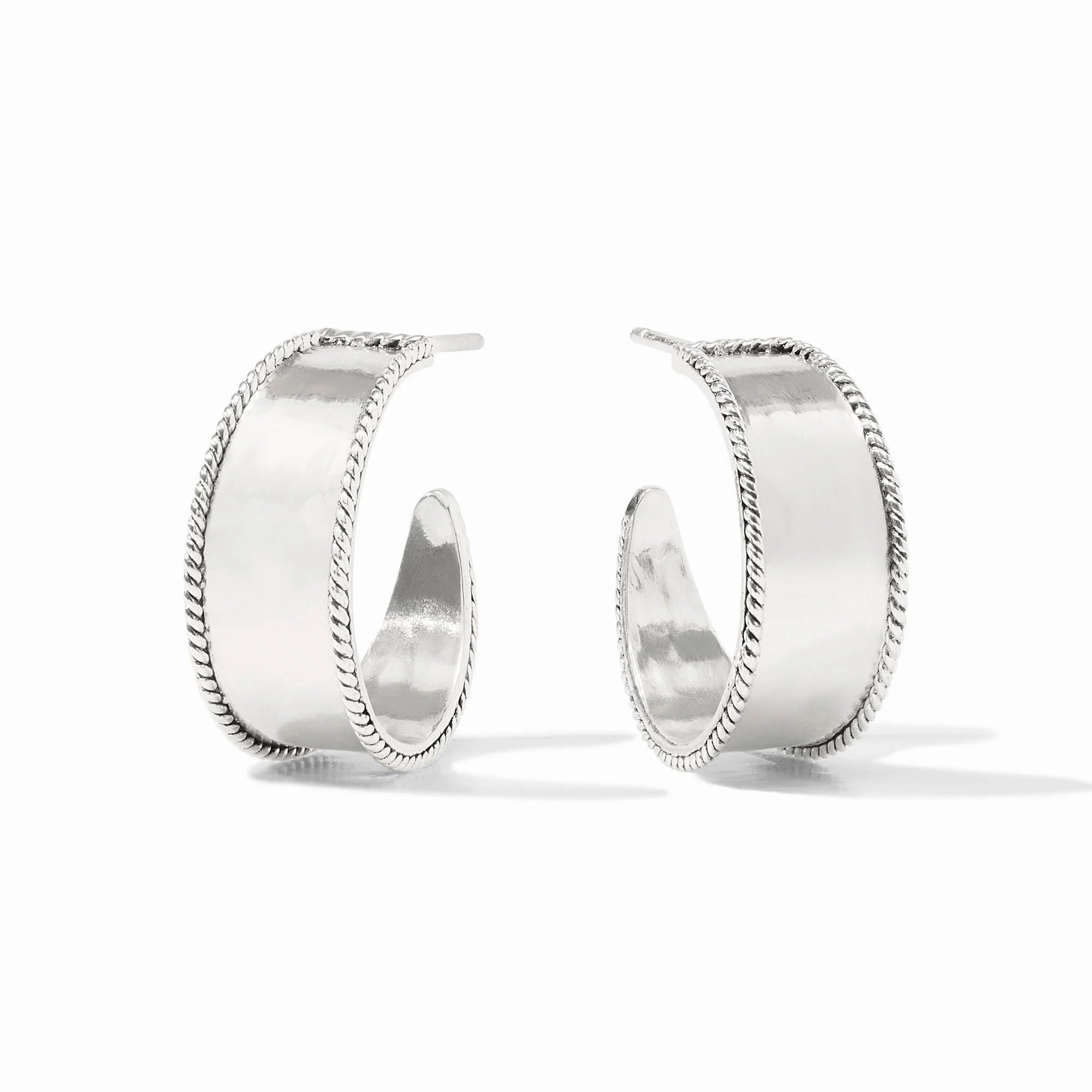 Savoy Small Silver Hoop Earring