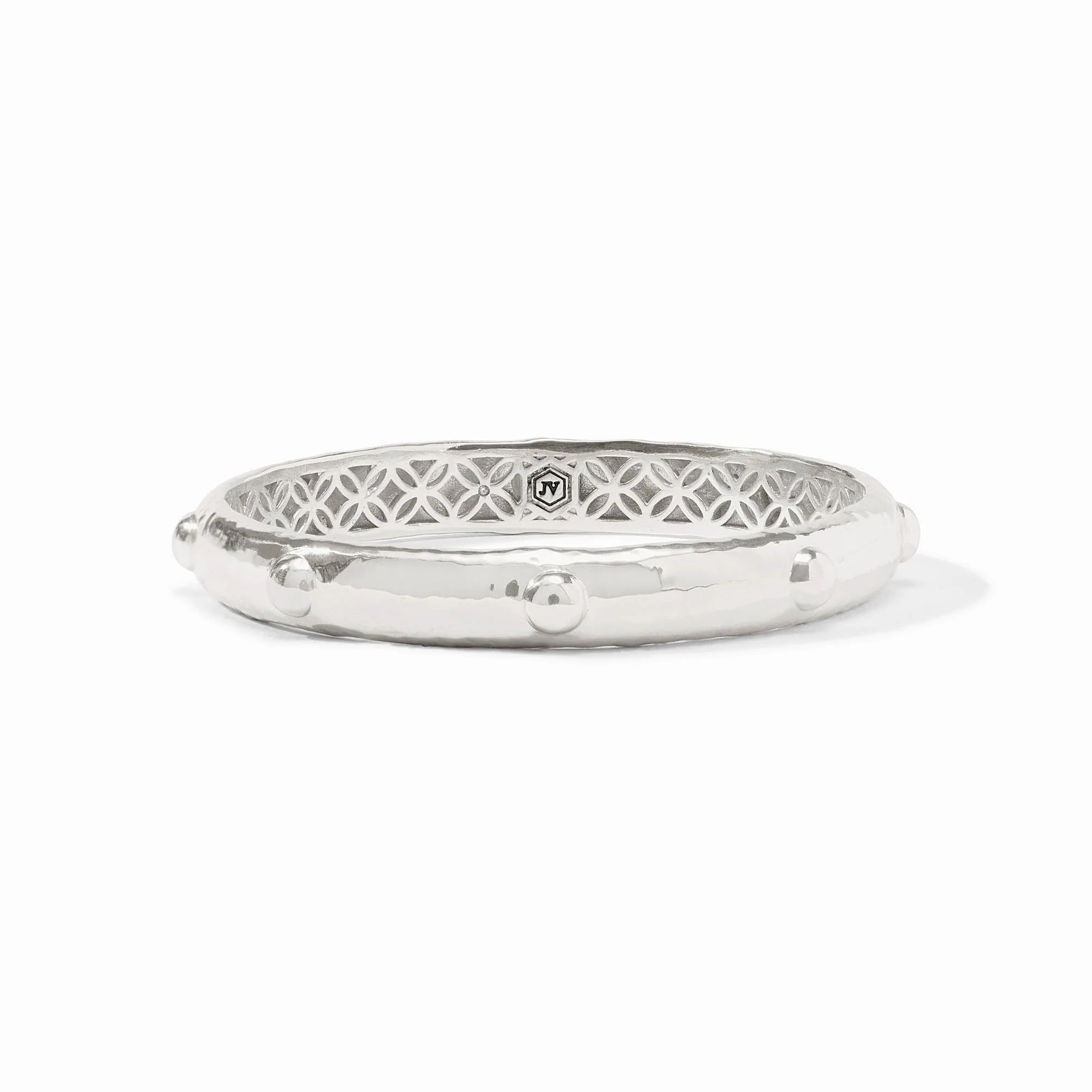 Solara Silver Bangle-Medium