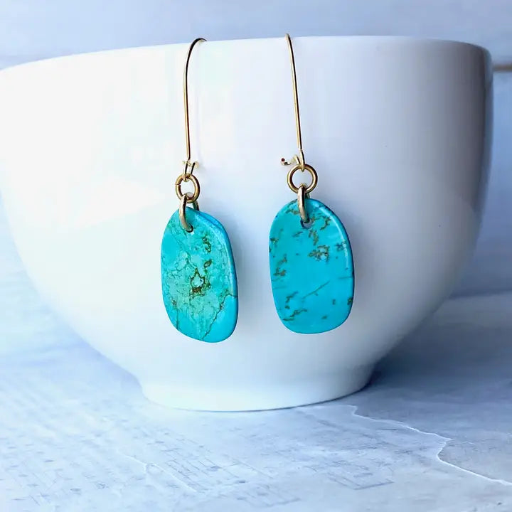 Tribal Turquoise Earrings