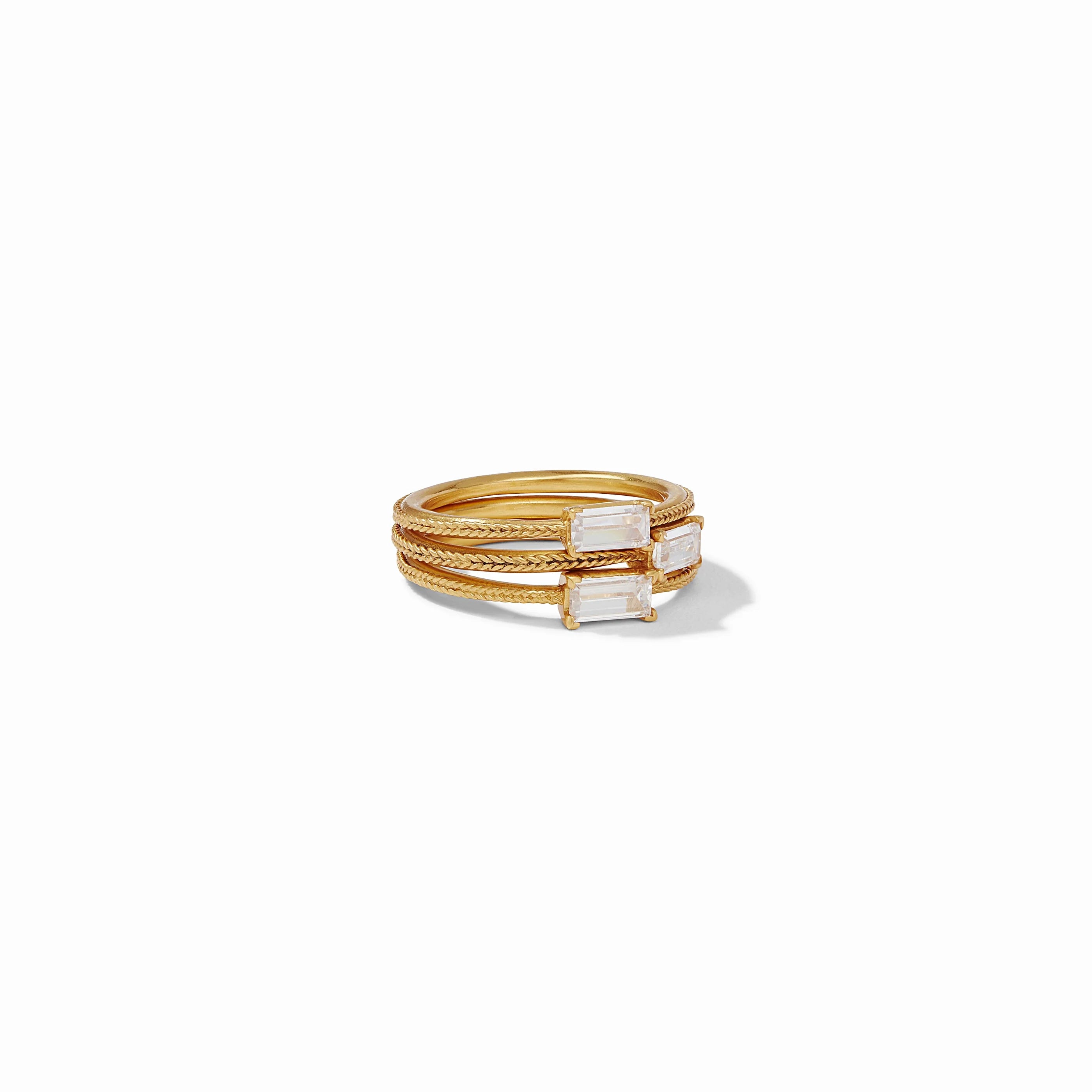 Windsor CZ Trio Gold Ring