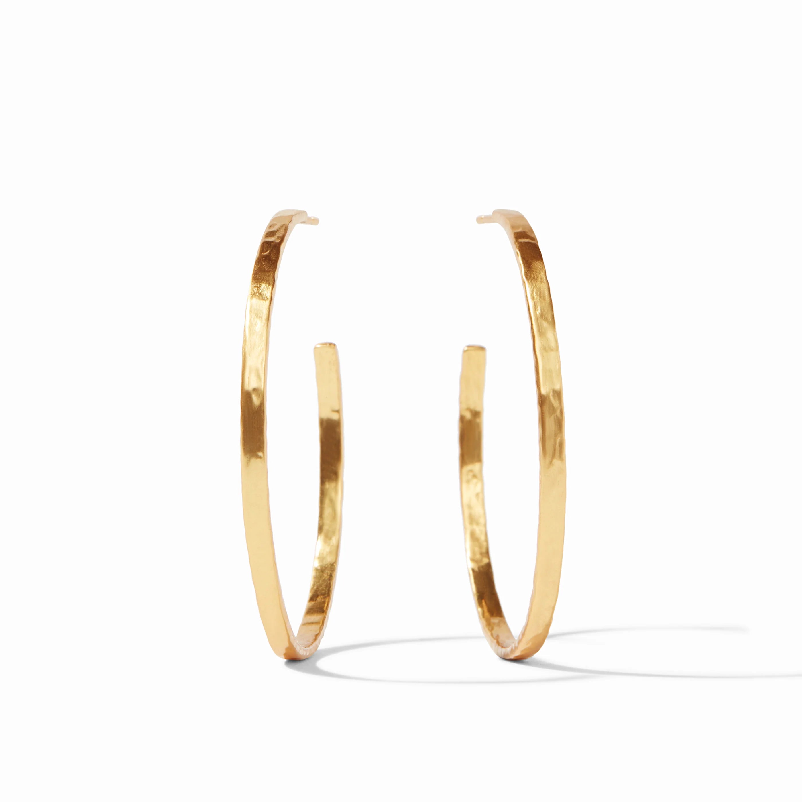 Crescent Gold Hoops-Assorted