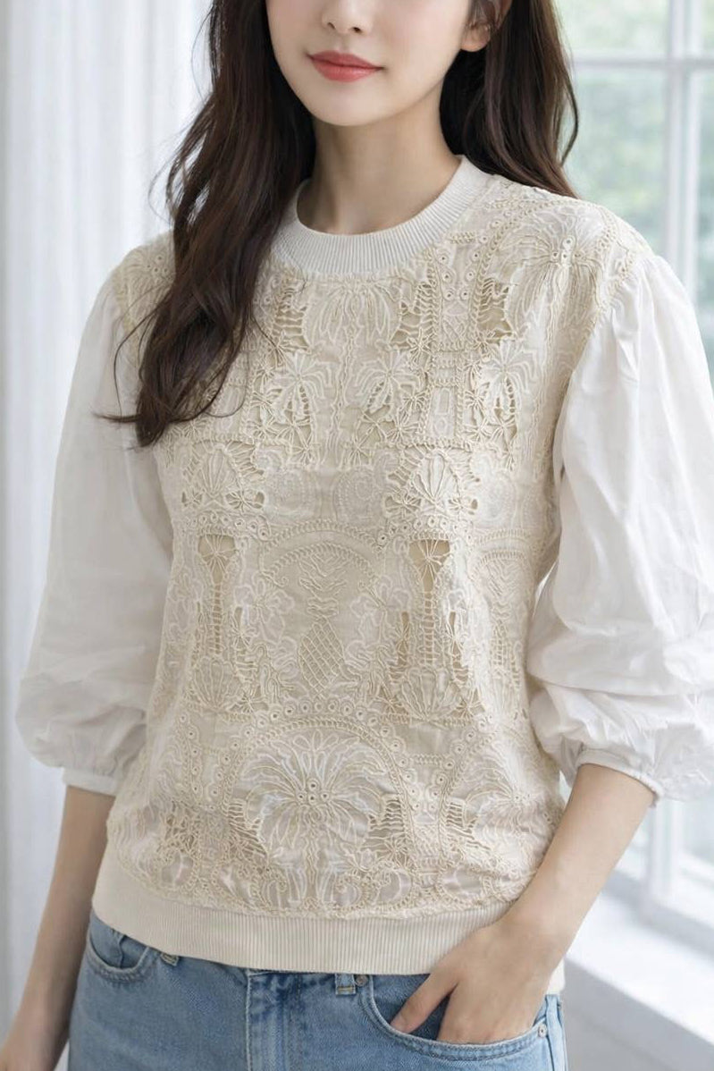 Penelope Lace Top