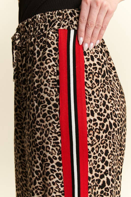 LEOPARD Racing Stripes Pant