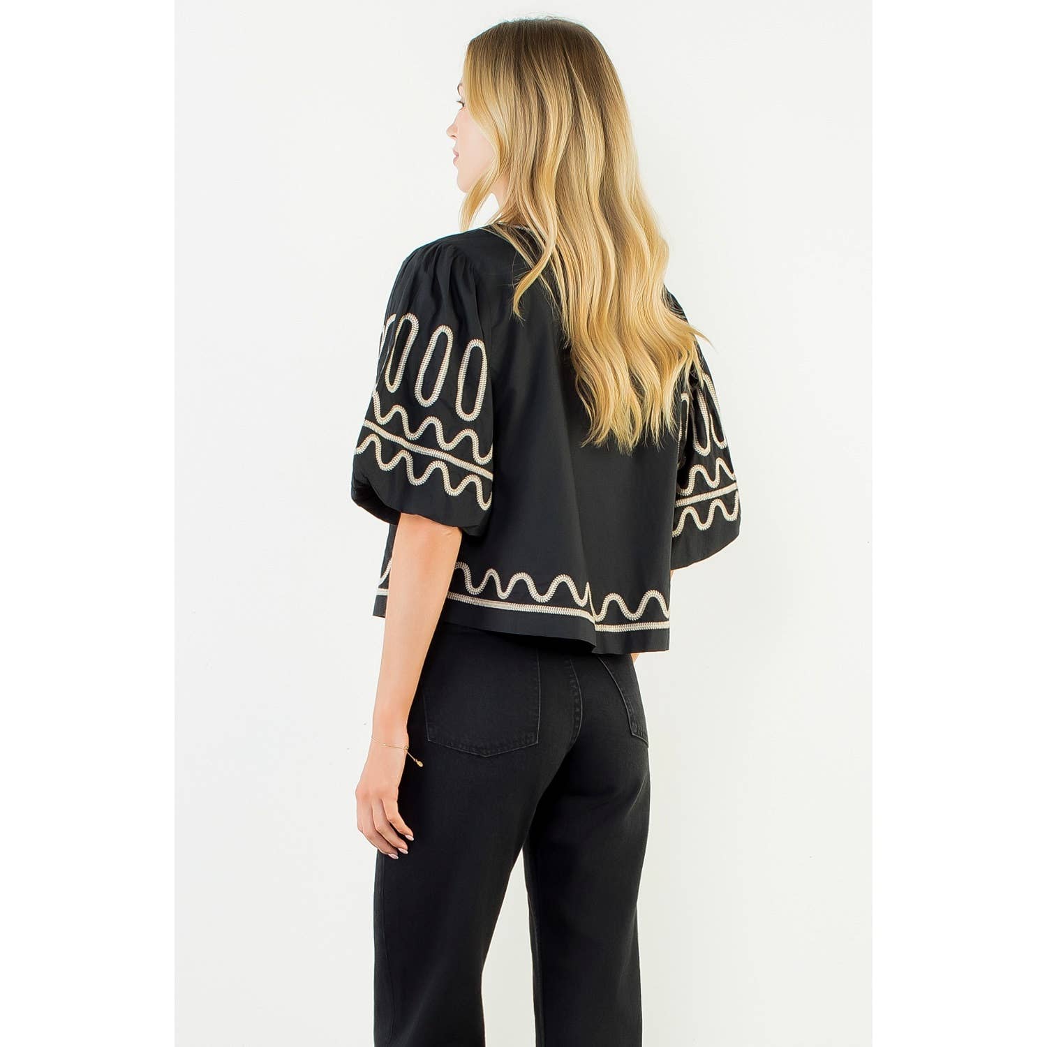 Tia Embroidery Top