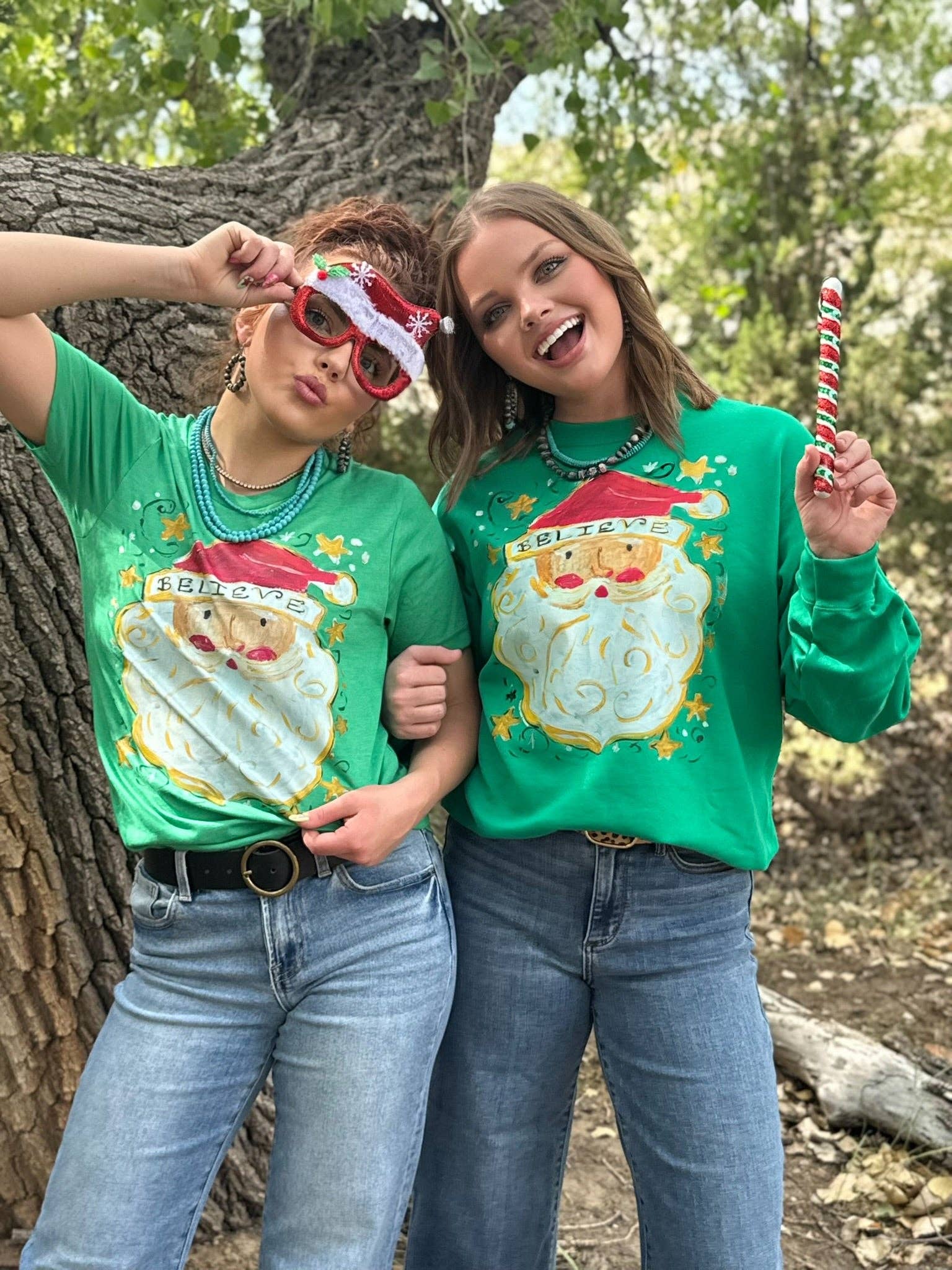 Callie Ann I Believe in Santa Tee