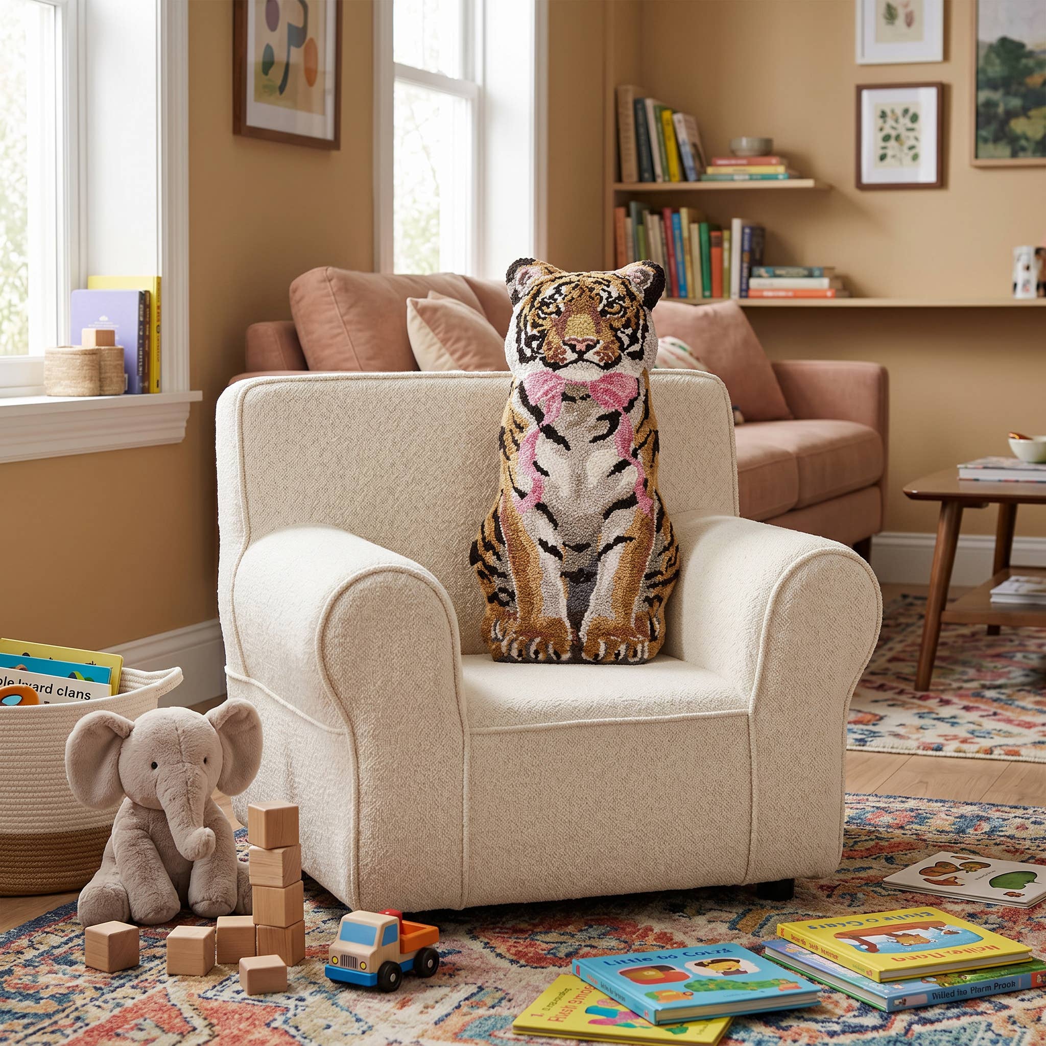 Shaped Tiger Hook Pillow