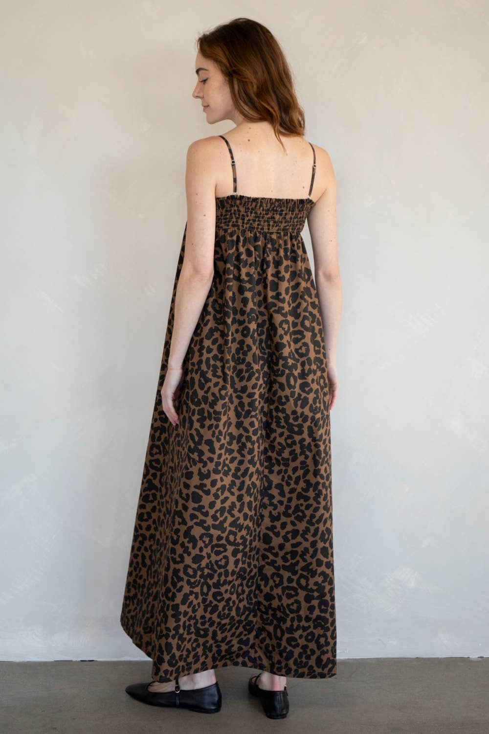 Lori Maxi Leopard Dress