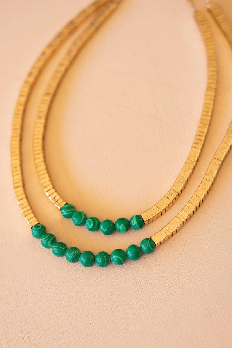 Double Swag Necklace