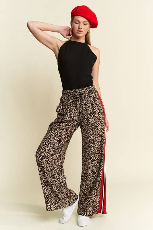 LEOPARD Racing Stripes Pant