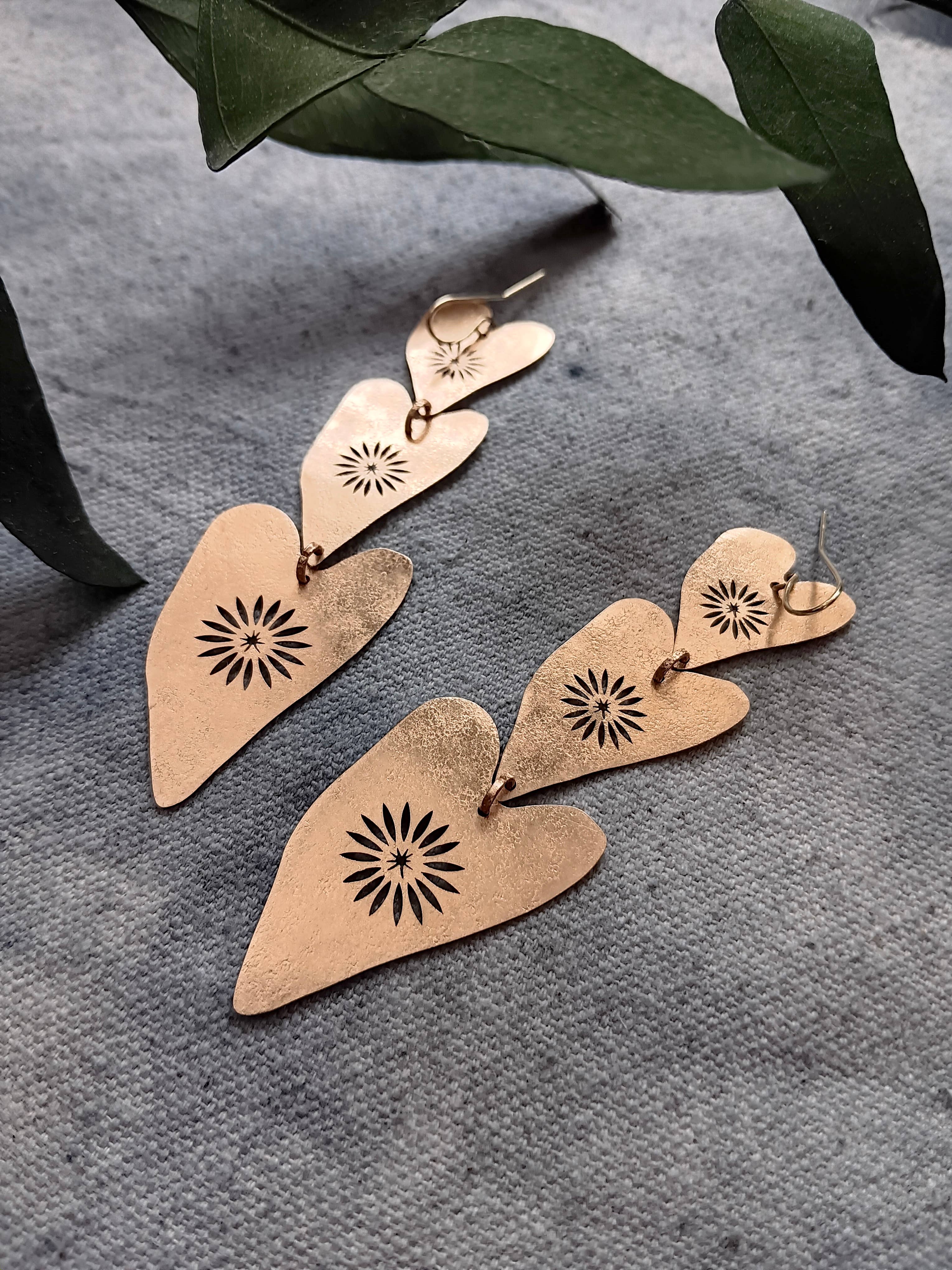 Hearts Cascade Earrings