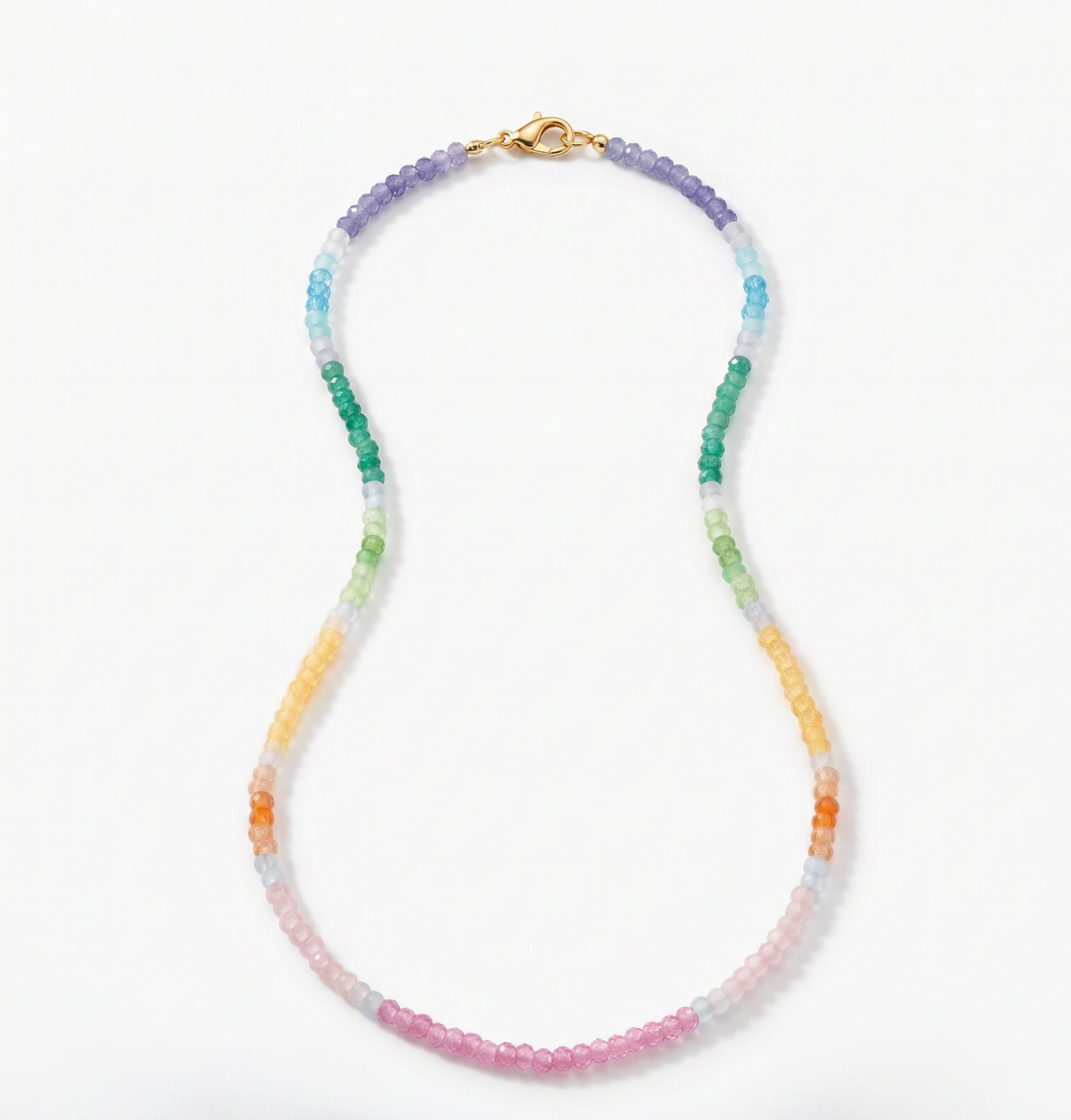 Rainbow Of Sunshine Beaded Necklace