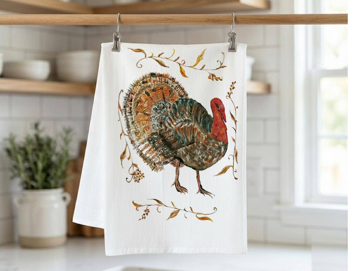 Give Thanks Kitchen Towel- Assorted