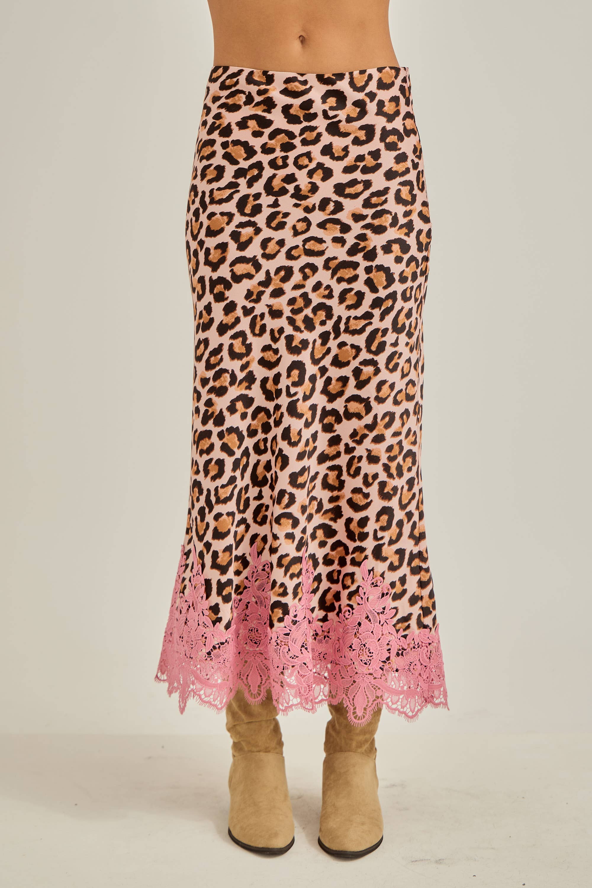 Leopard with Lace Skirt