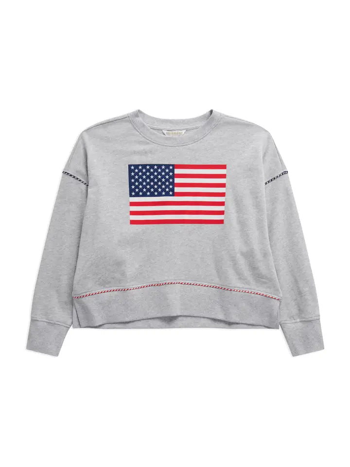 American Flag Sweatshirt