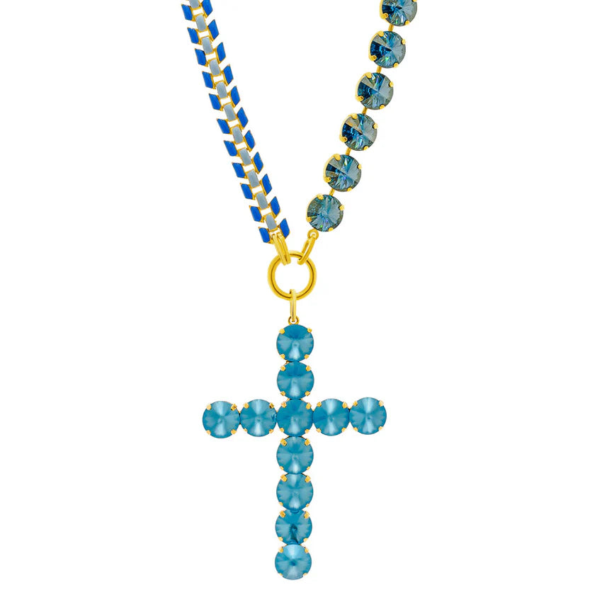 Felicity Cross Necklace-Assorted
