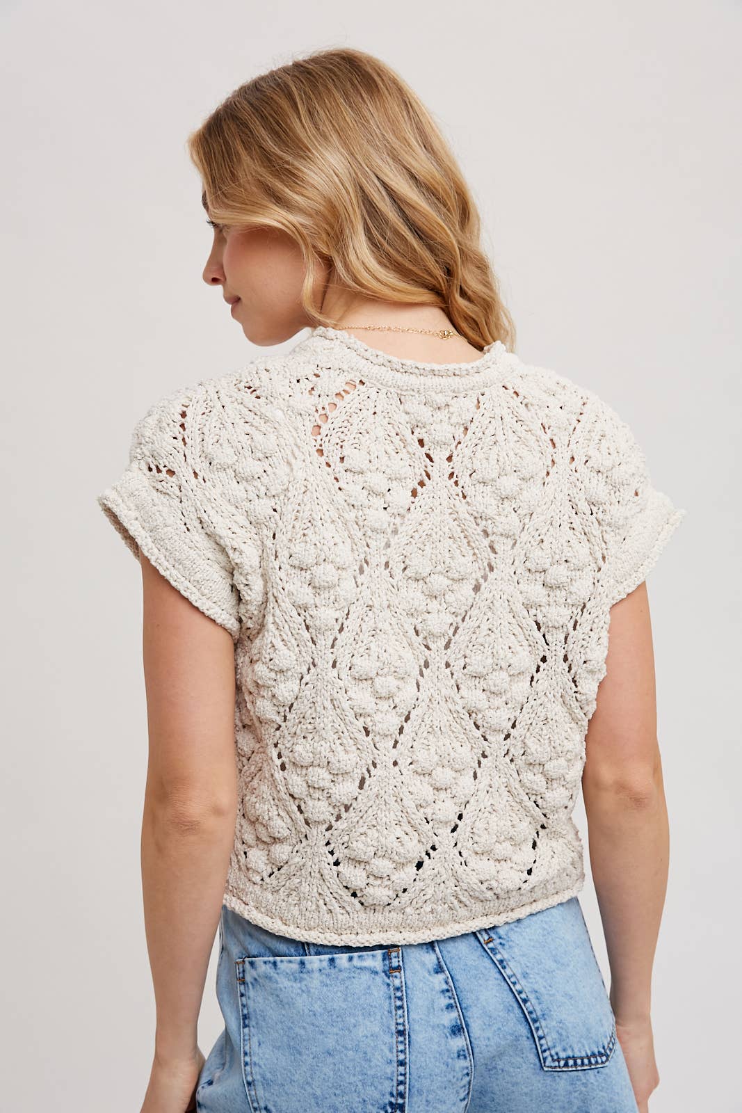 Beige Vibes Short Sweater