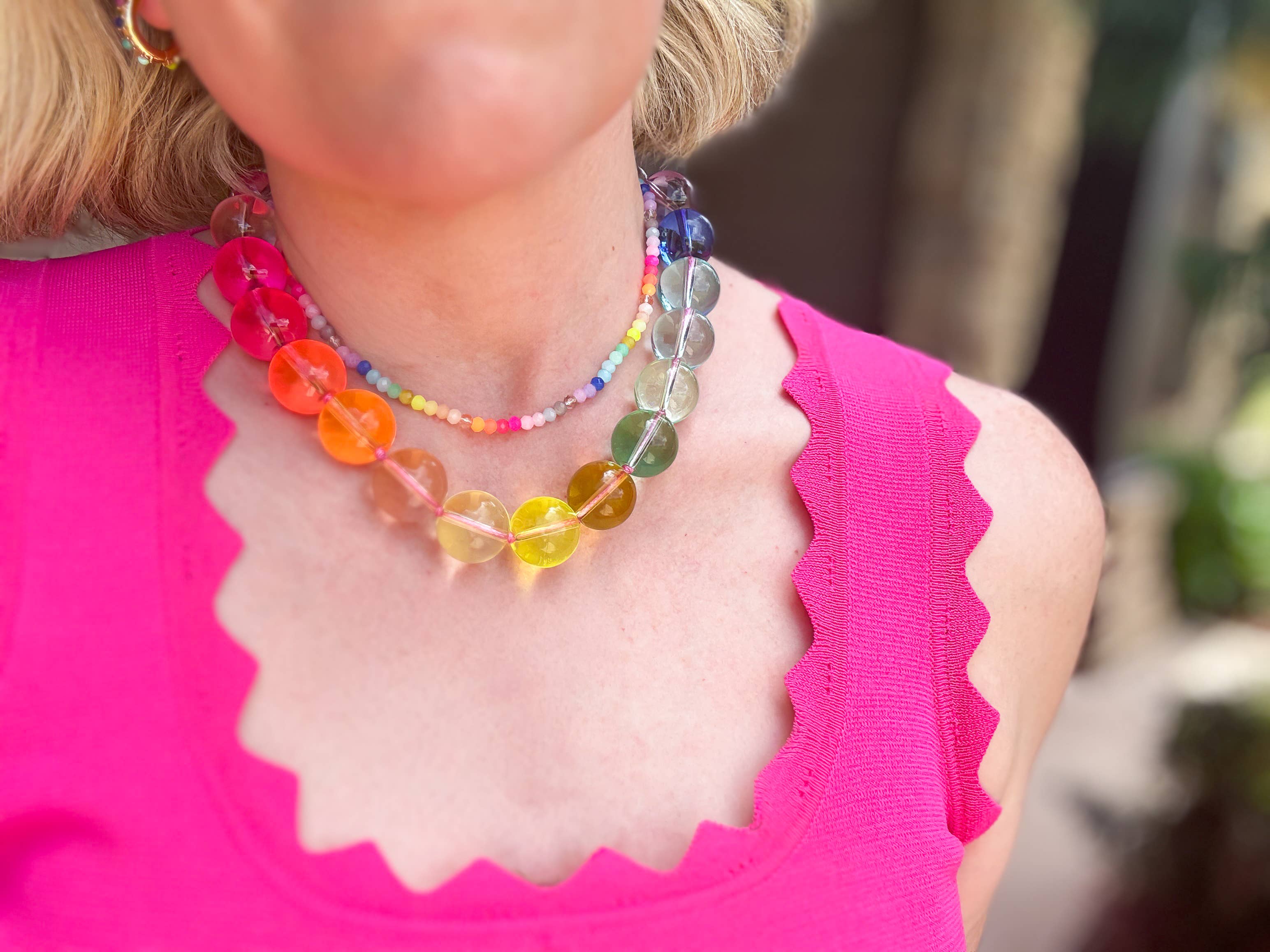 Beaded Necklace - Judy -